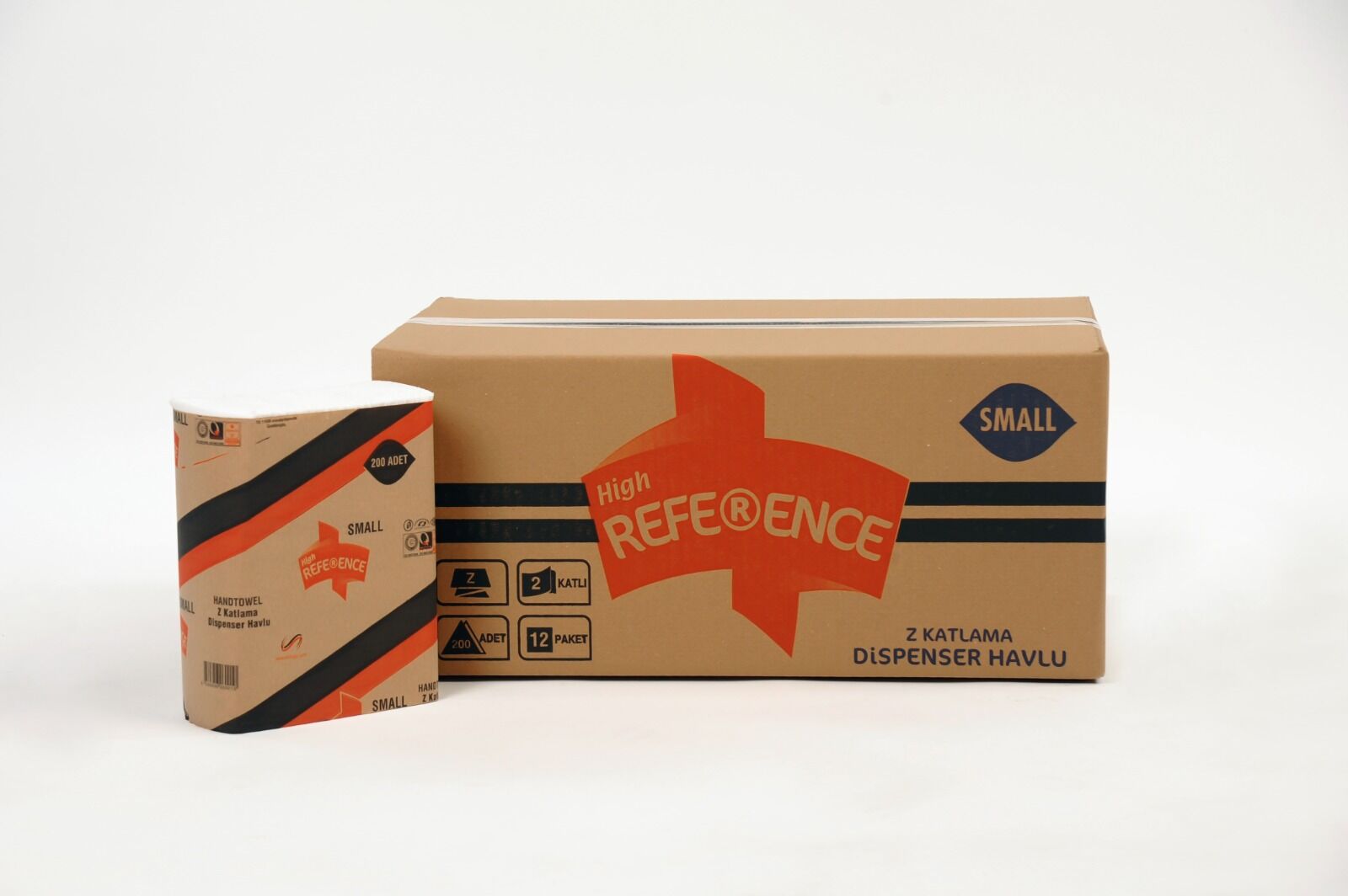 REFERENCE  Z KATLI DİSPANCER HAVLU  12 X 200 LÜ