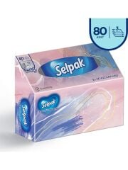 SELPAK EL VE YÜZ HAVLUSU 80 YAPRAK BANTLI