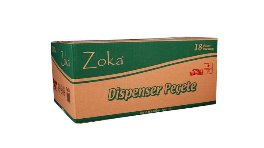 ZOKA DİSPANCER PEÇETE 18 X 100 LÜ