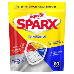 ASPEROX SPARX BULAŞIK MAKİNESİ TABLETİ 60 LI