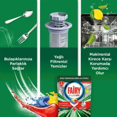 FAİRY PLATINUM PLUS BULAŞIK MAKİNESİ TABLETİ 40'LI