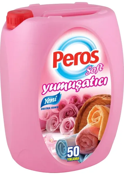 PEROS Yumuşatıcı Pembe Güller 5 Litre