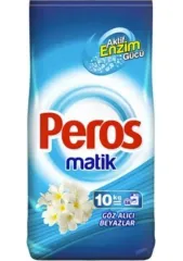 PEROS Matik Toz Deterjan Göz Alıcı Beyazlar 10 KG