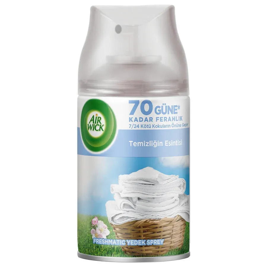 AİRWİCK Freshmatic Oda Kokusu Yedek Sprey Temizliğin Esintisi 250 ML