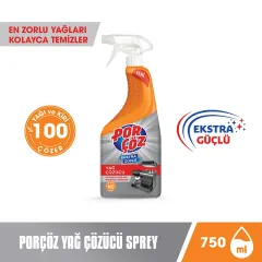 POR ÇÖZ Ekstra Güçlü Yağ Çözücü Sprey 750 ML.