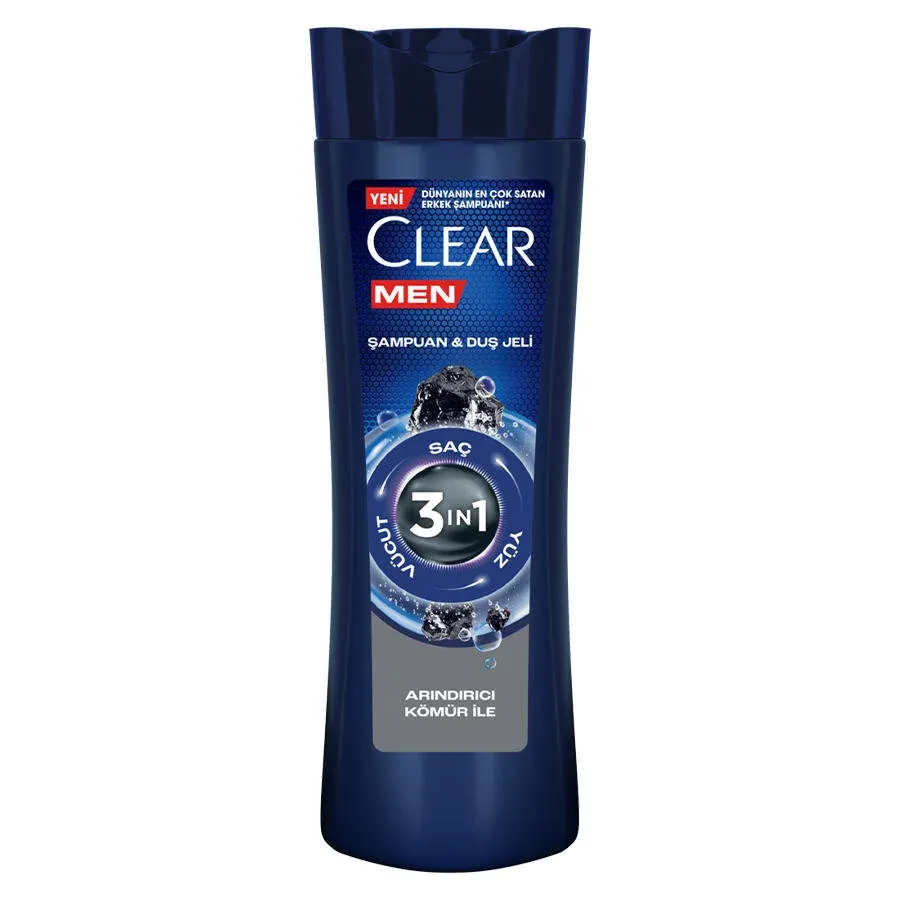 CLEAR Men Şampuan 3 ın 1 350 ML