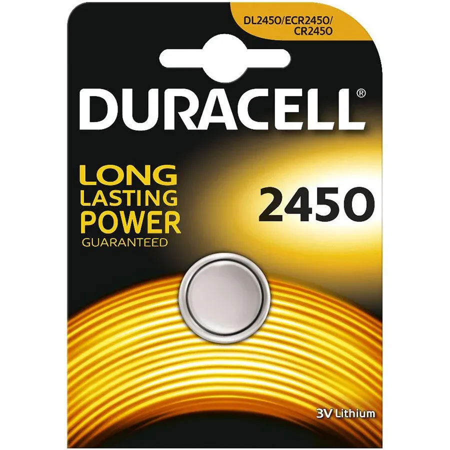 Duracell CR2450 Lityum Düğme Pil Tekli Paket
