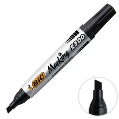 Bic 2300 Marker Kesik Uç Kalem SİYAH Tekli
