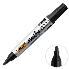 Bic 2000 Marker Yuvarlak Uç Kalem SİYAH Tekli