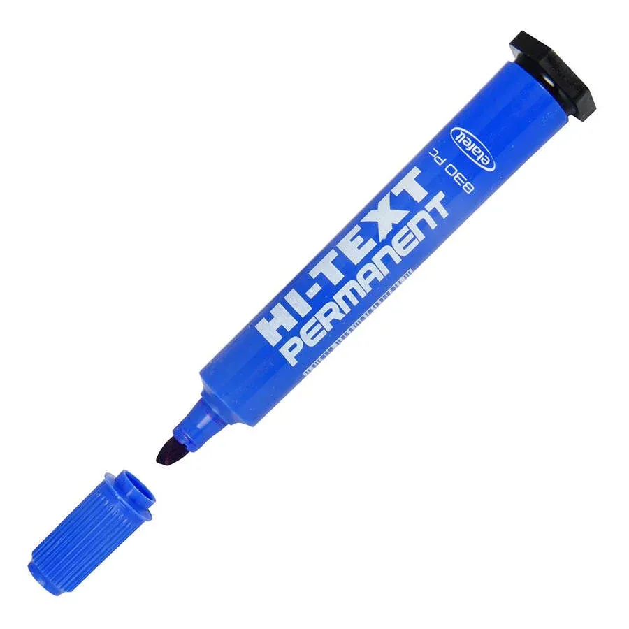 Hi-Text 830 C Marker Kesik Uç Kalem MAVİ Tekli