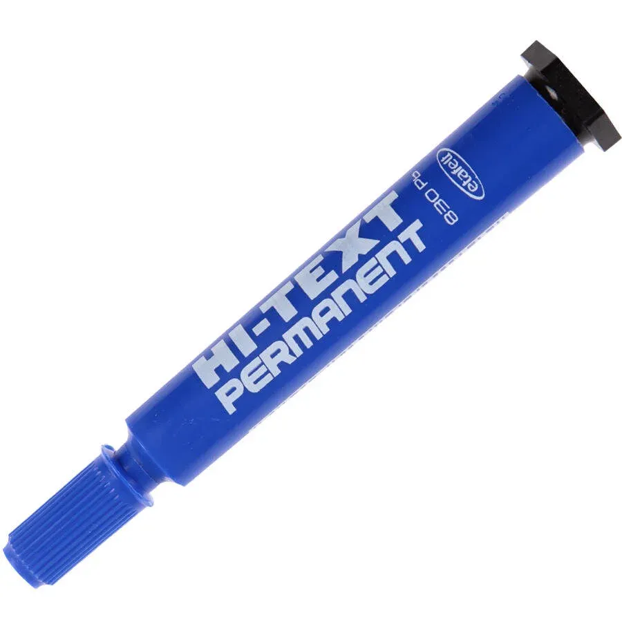 Hi-Text 830 PB Marker Yuvarlak Uç Kalem MAVİ Tekli