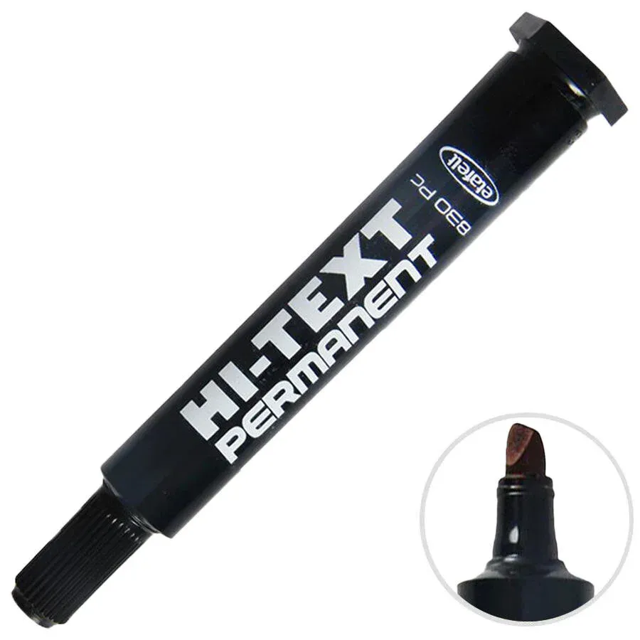 Hi-Text 830 C Marker Kesik Uç Kalem SİYAH Tekli