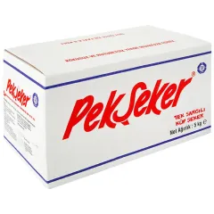 PekŞeker Tek Sargılı Küp Şeker 5 KG
