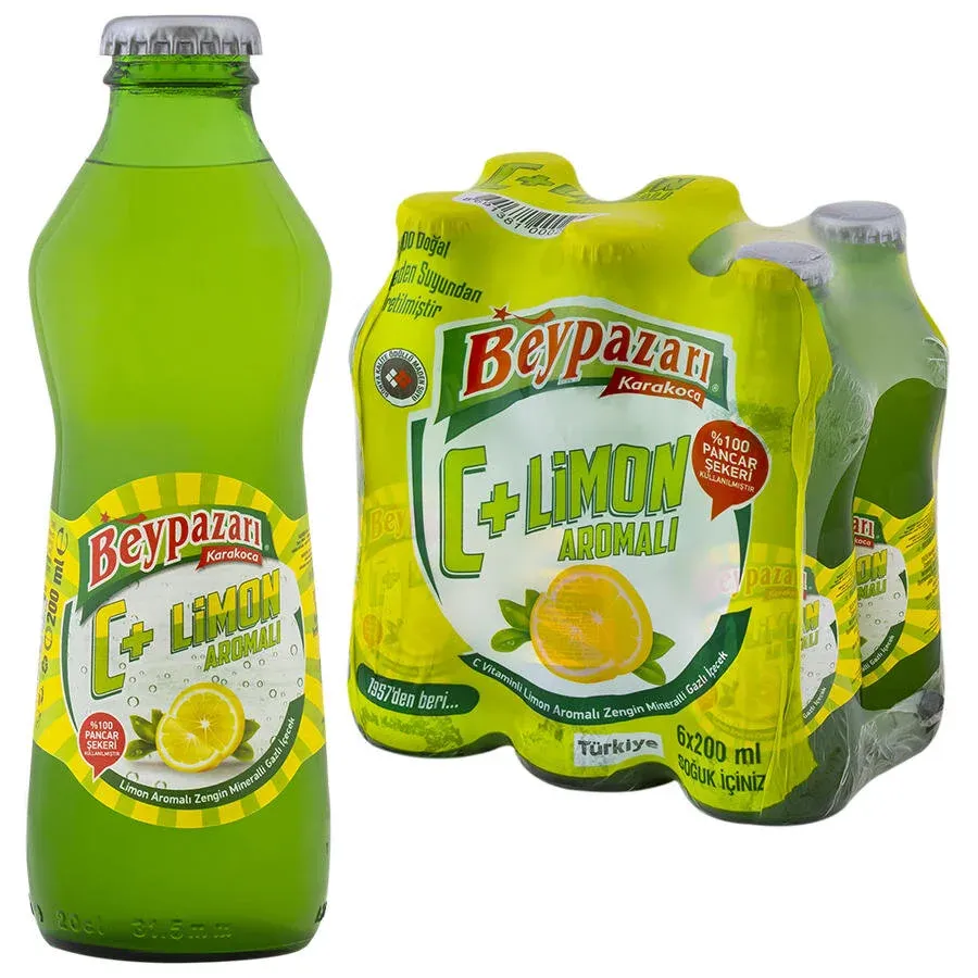 Beypazarı C Vitaminli Limonlu Maden Suyu 6 x 200 ml