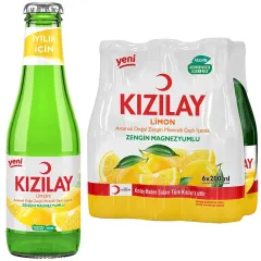 Kızılay Limon Aromalı Maden Suyu 6 x 200 ml