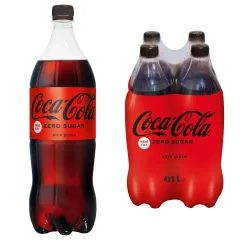 Coca Cola Şekersiz 1 lt 4'lü Zero Sugar