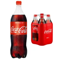 Coca Cola 1 litre 4'lü