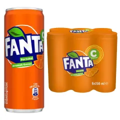 Fanta 250 ml 6'lı