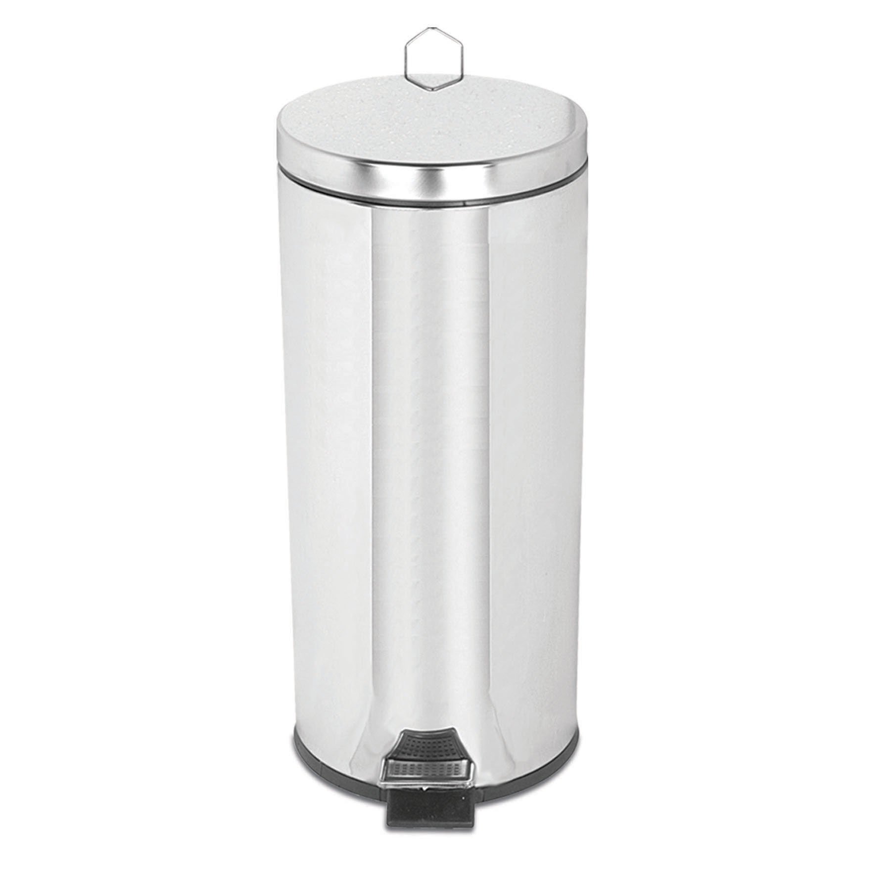 Palex Krom Paslanmaz Pedallı Çöp Kovası 40 LT