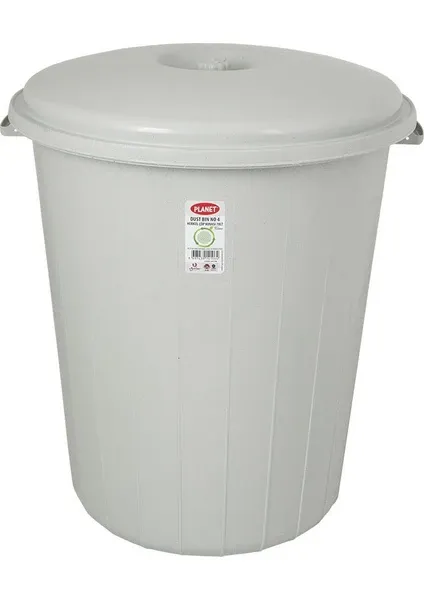 Planet Plastik Kapaklı Çöp Kovası No:4 70 LT