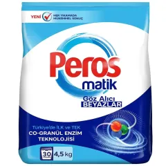 Peros Matik Toz Deterjan Göz Alıcı Beyazlar 4.5 KG