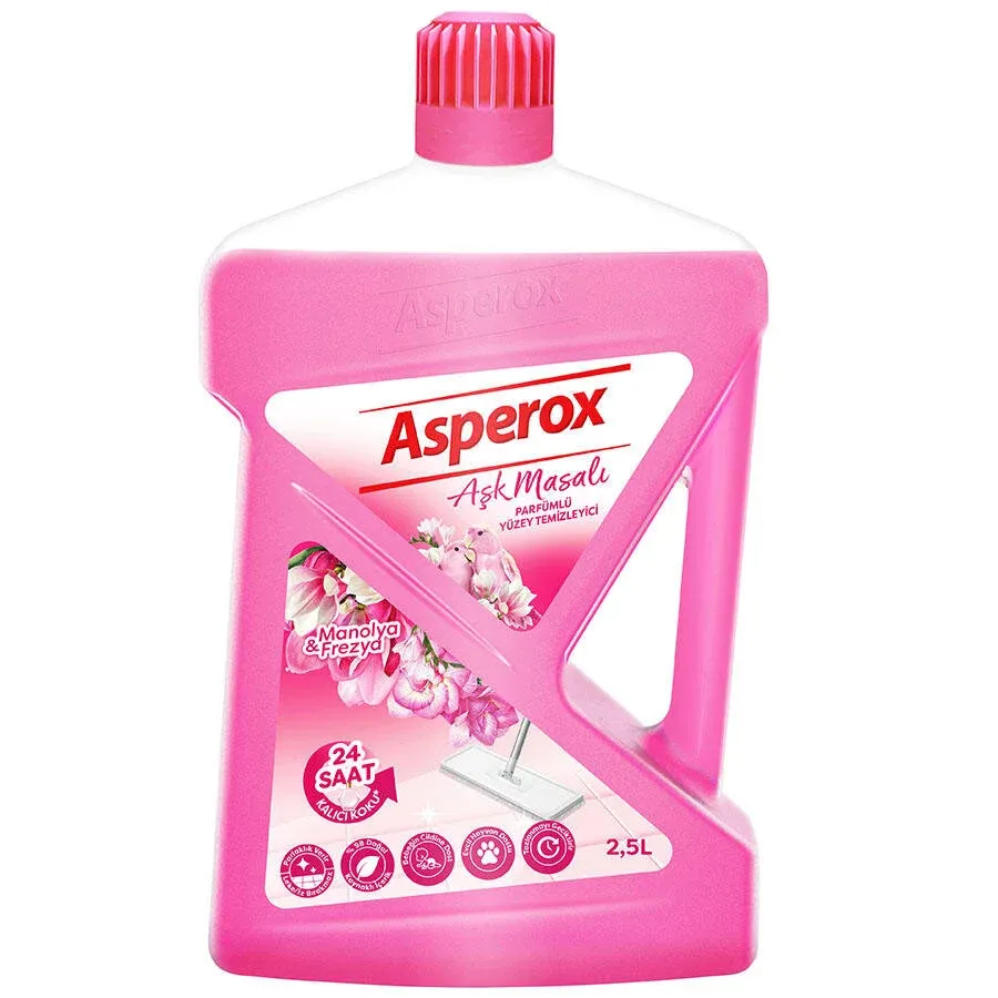 Asperox Parfümlü Yüzey Temizleyici Aşk Masalı Manolya&Frezya 2,5 LT.