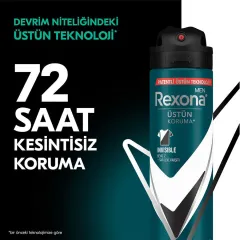 Rexona Men Erkek Sprey Deodorant Invisible Black White 150 ML