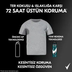 Rexona Men Erkek Sprey Deodorant Invisible Black White 150 ML