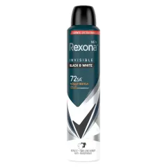 Rexona Men Erkek Sprey Deodorant Invisible Black White 150 ML