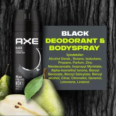 Axe Erkek Sprey Deodorant Black 150 ML
