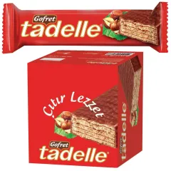 Tadelle Sütlü Çikolatalı Gofret 35 gr 24'lü