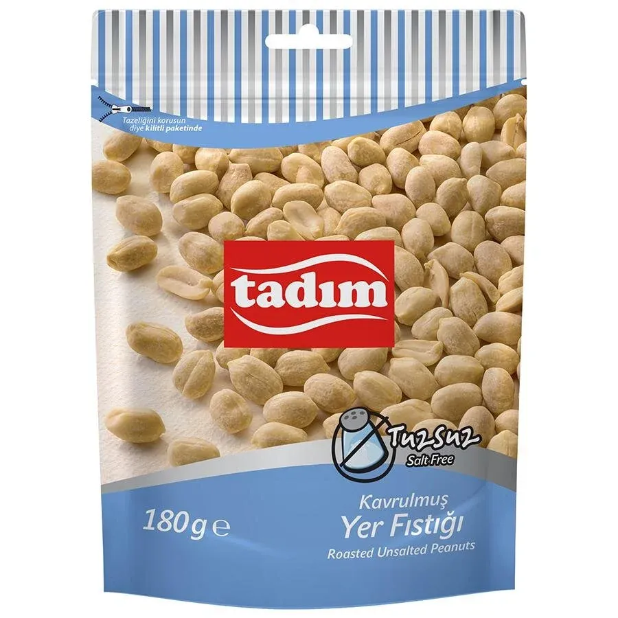 Tadım Kavrulmuş Yer Fıstığı Tuzsuz 180 g