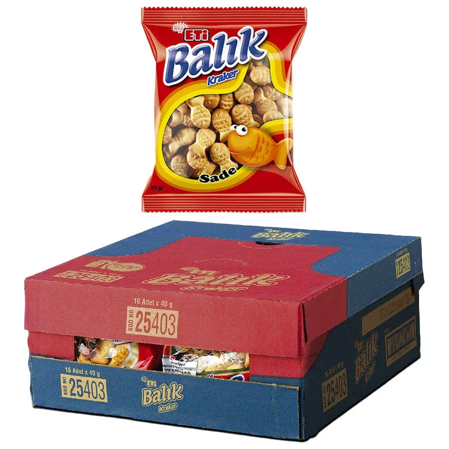 Eti Balık Kraker 85 g 14'lü