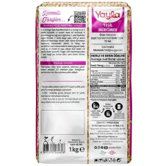 Yayla Yeşil Mercimek 1 kg