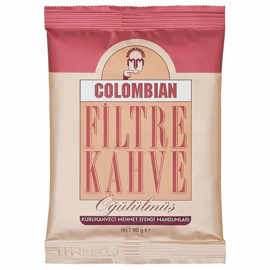 Kurukahveci Mehmet Efendi Colombian Filtre Kahve 80 gr