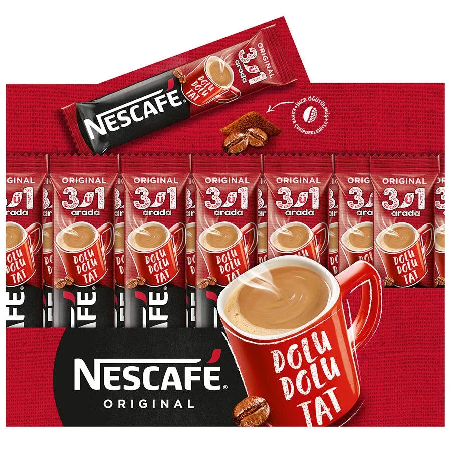 Nescafe 3'ü 1 Arada Kahve 17,5 g 72'li