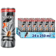 Nescafe Xpress Zero Black 250 ml 24'lü