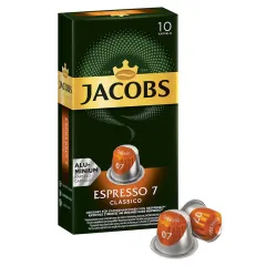 Jacobs Espresso 7 Classico Kapsül Kahve 10'lu (Nespresso Uyumlu)