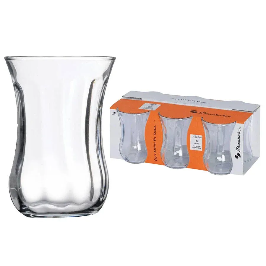 Paşabahçe 42021 Optikli Çay Bardağı 120 cc 6'lı