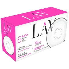 Lav Ajda Çay Tabağı 6lı LV-AJD268F