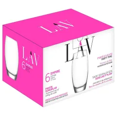 Lav Empire Meşrubat Bardağı 6lı  510cc LV-EMP368F