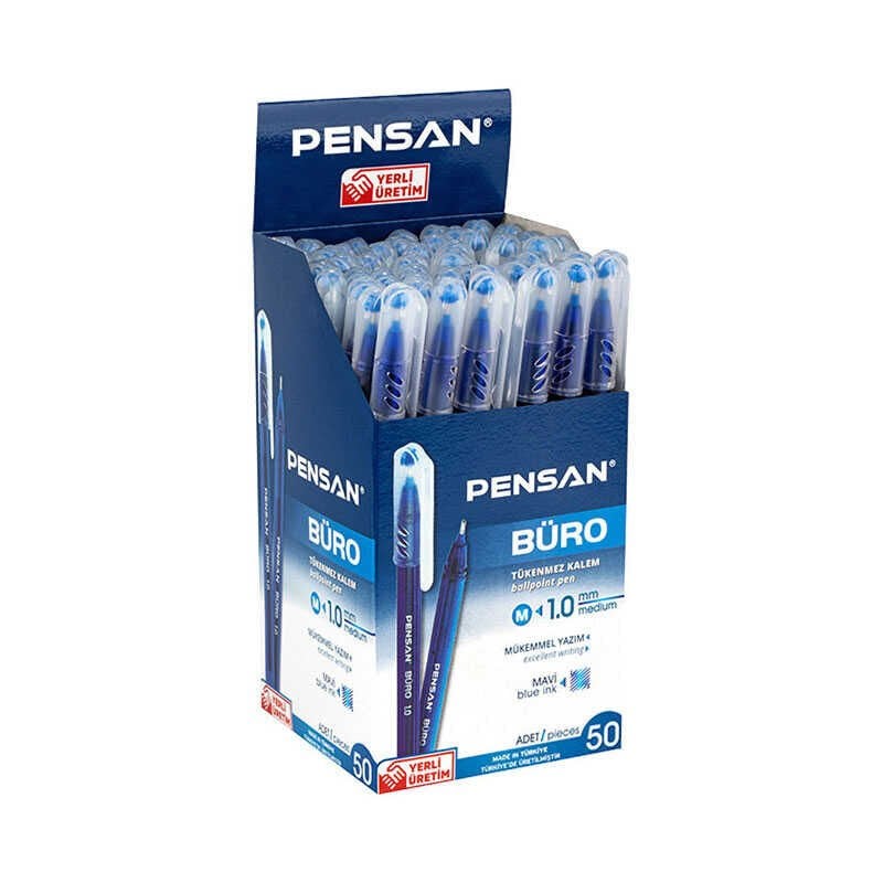 Pensan Tükenmez Kalem 50'Lİ MAVİ