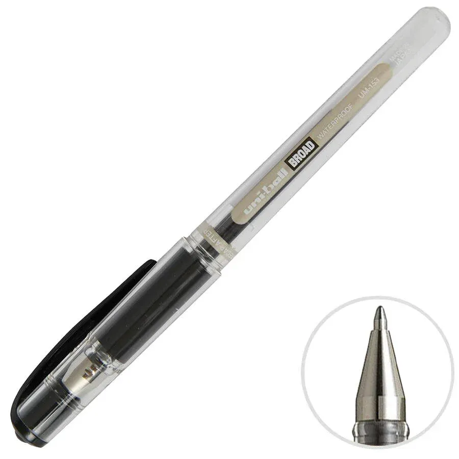 Uni-ball Um-153 Signo Broad İmza Kalemi 1.0 mm Siyah
