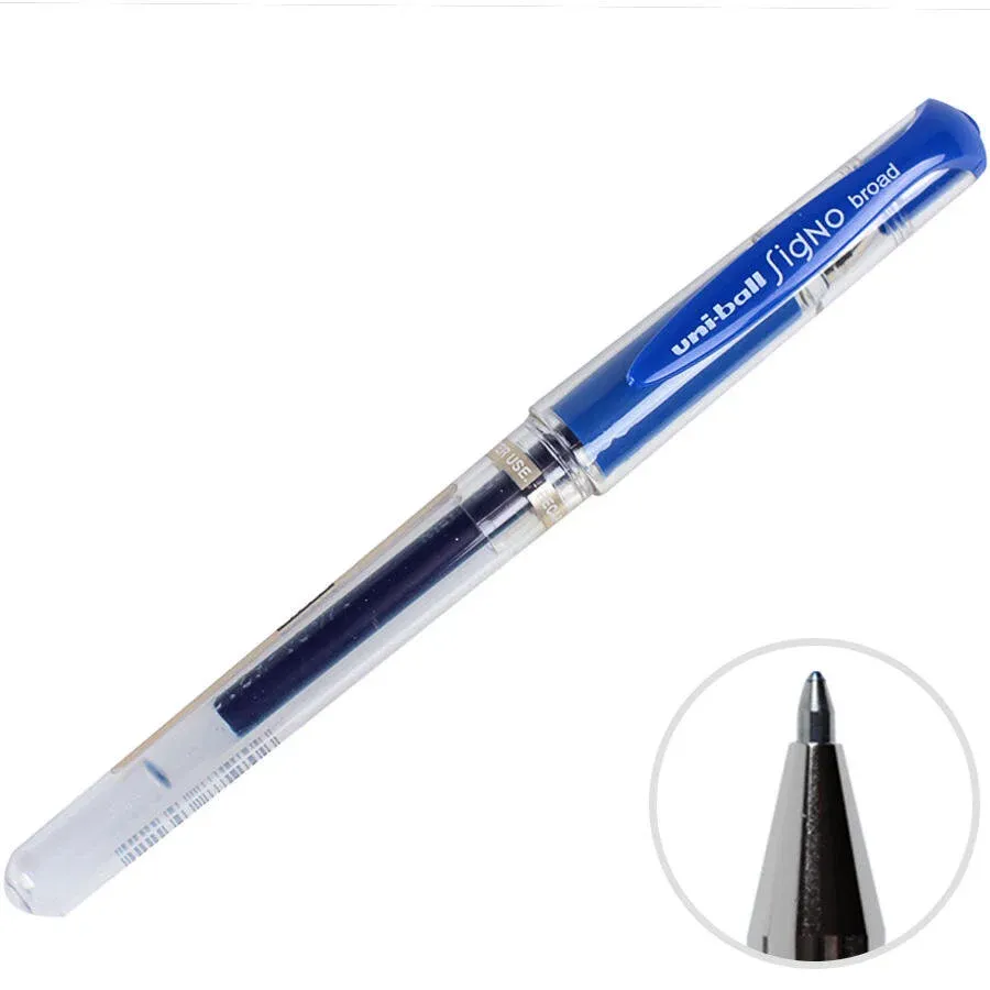 Uni-ball Um-153 Signo Broad İmza Kalemi 1.0 mm Mavi