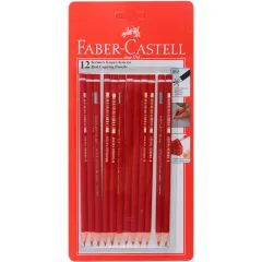 Faber-Castell 1410 Kopya Kalemi Kırmızı 12'li Paket