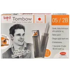 Tombow 0.5 mm 2B Kalem Ucu 12'li Paket