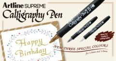 Artline Epf-241 Supreme Kaligrafi Kalemi 1 mm Mavi