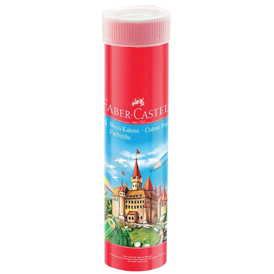 Faber-Castell Metal Tüpte Kuru Boya Kalemi Karışık Renk 24'lü Paket