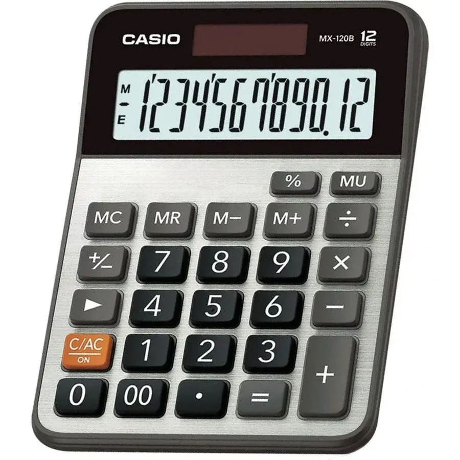 Casio MX-120B Masaüstü Hesap Makinesi 12 Haneli