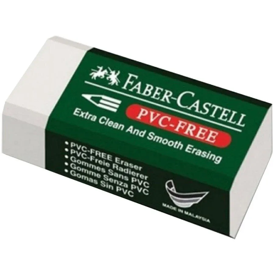 Faber-Castell 7085/30 Beyaz Tekli Silgi